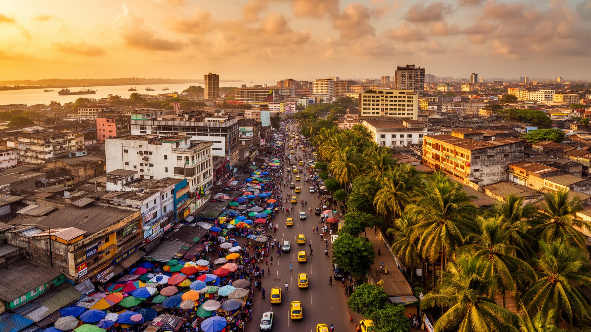 Cameroun urban scene